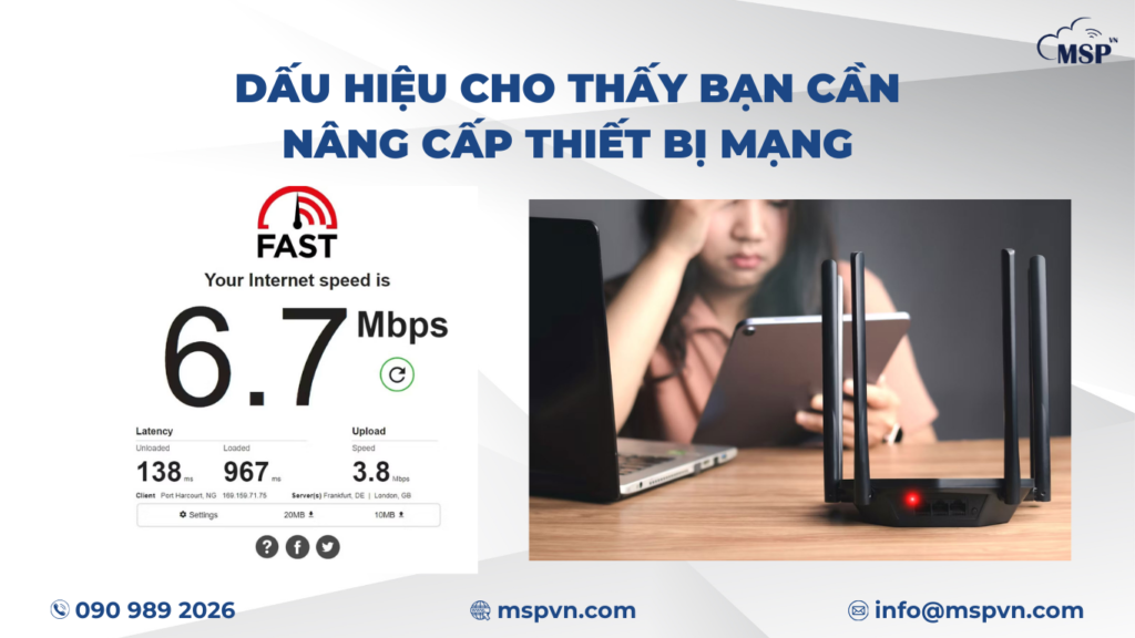 dấu hiệu mạng yếu