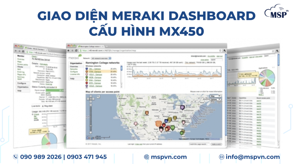 meraki dashboard mx450