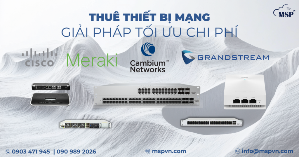 thuê thiết bị mạng