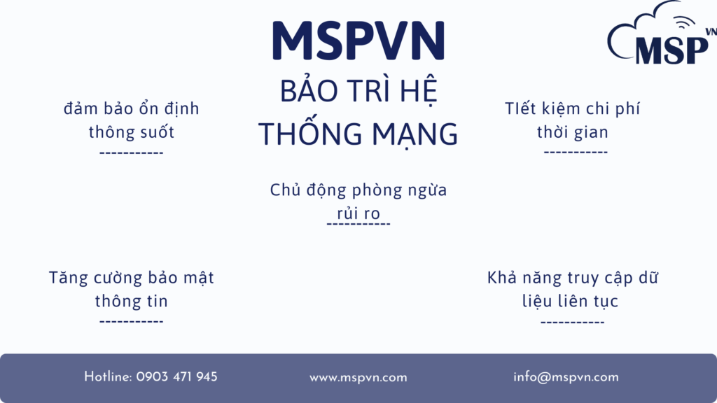 bảo trì hệ thống mạng