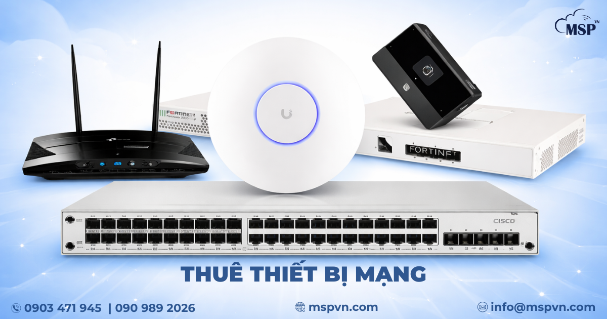 thuê thiết bị mạng