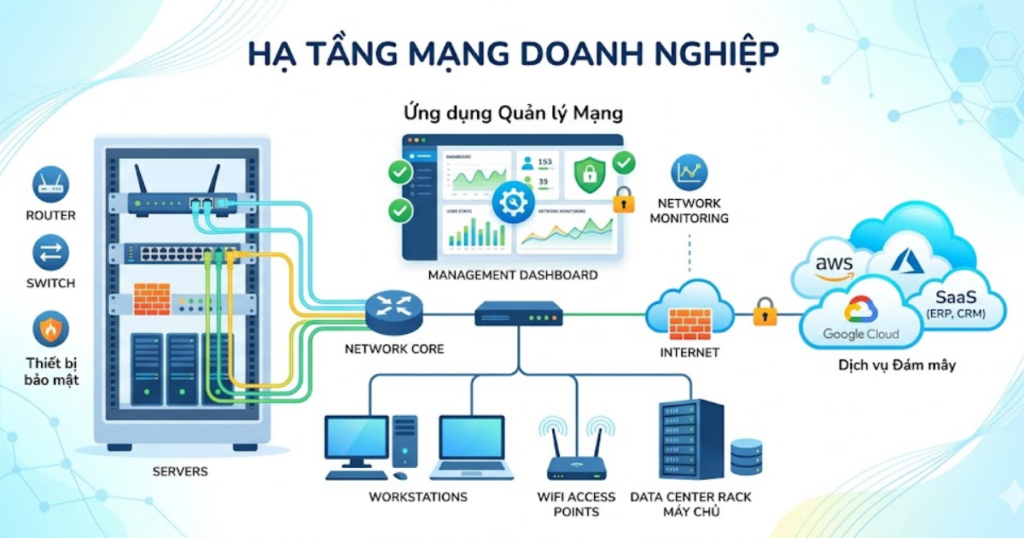 hạ tầng mạng doanh nghiệp