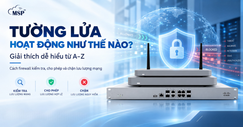tường lửa hoạt động