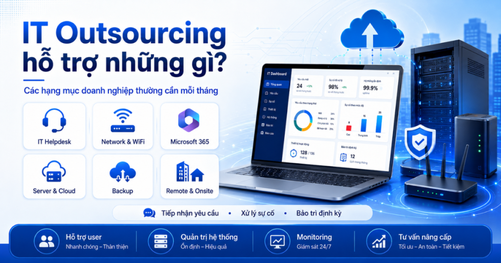 IT outsourcing hỗ trợ gì