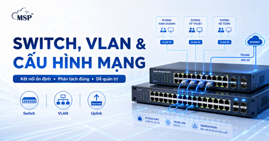 cấu hình mạng doanh nghiệp