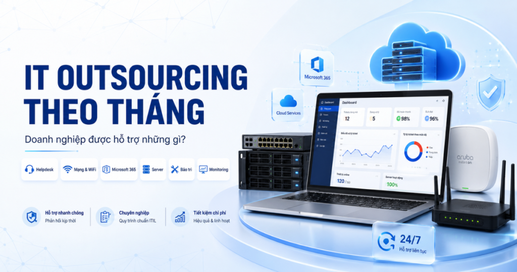 IT outsourcing theo tháng cho doanh nghiệp