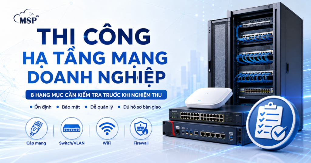 thi công hạ tầng mạng doanh nghiệp