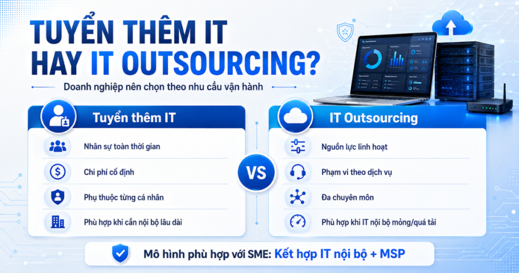 tuyển thêm hay outtsourcing