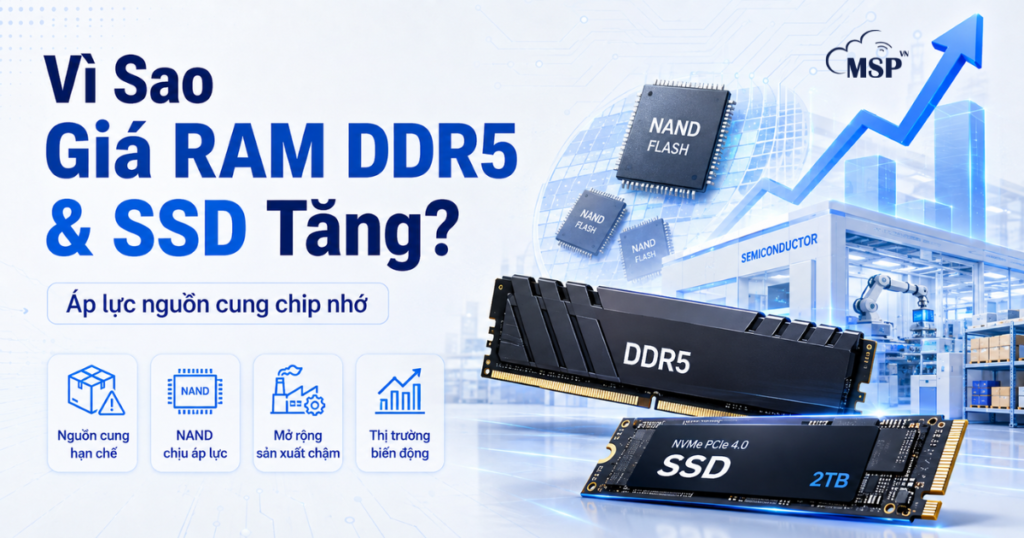 vì sao giá ram ddr5 tăng