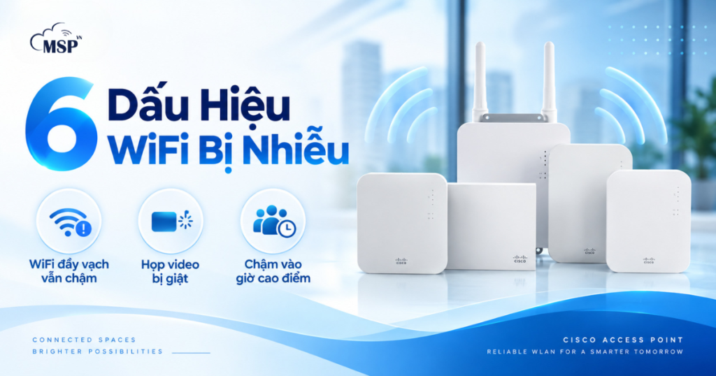 dấu hiệu wifi bị nhiễu