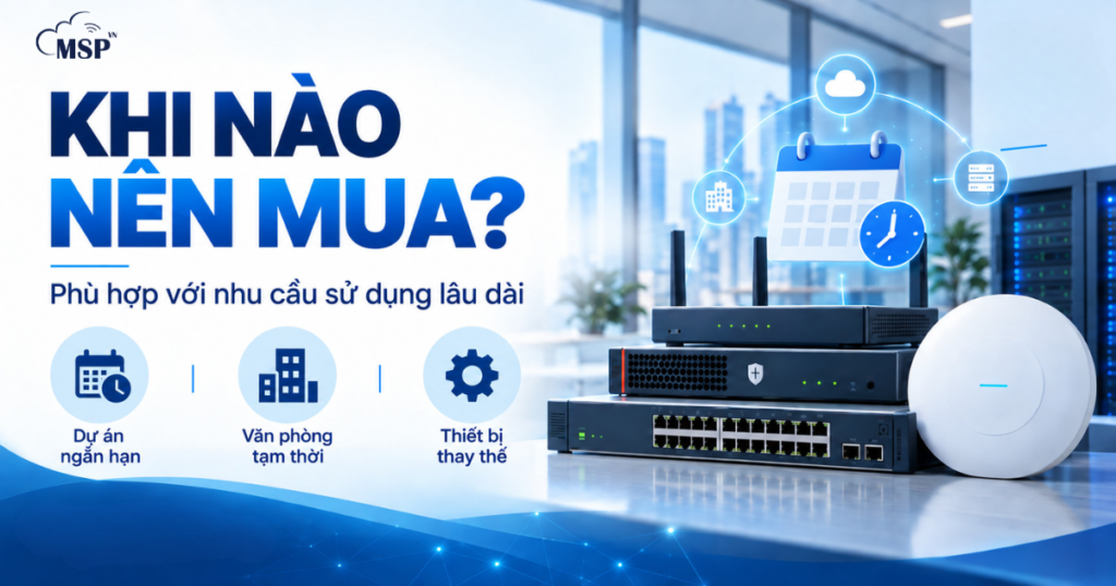 khi nào nên mua thiết bị mạng