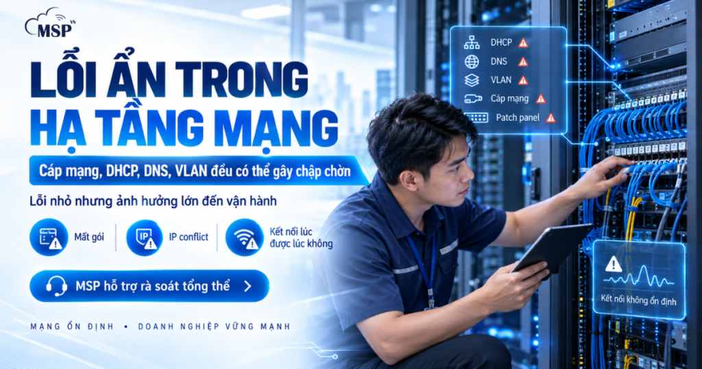 lỗi ẩn trong hạ tầng mạng