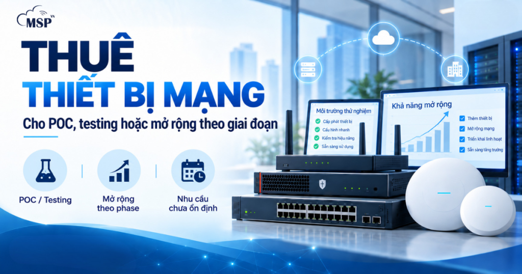 thuê thiết bị mạng