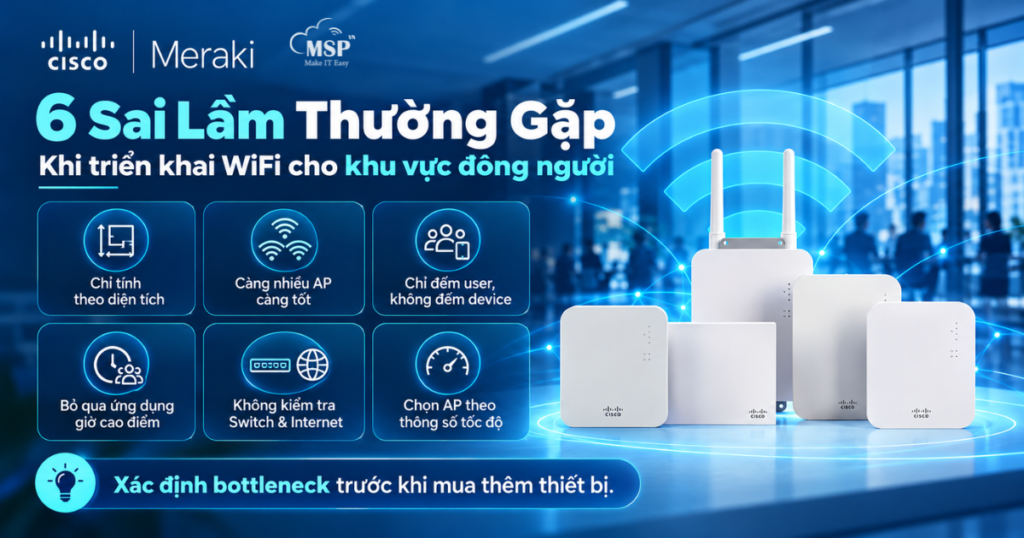 cisco meraki mr 6 sai lầm thường gặp