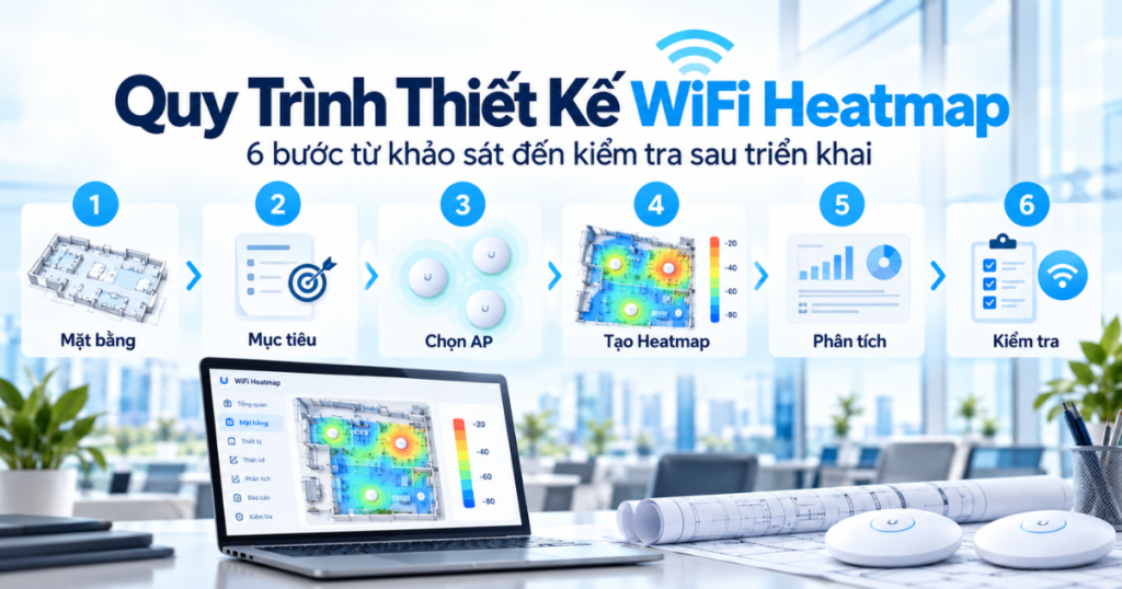 quy trình thiết kế wifi heatmap